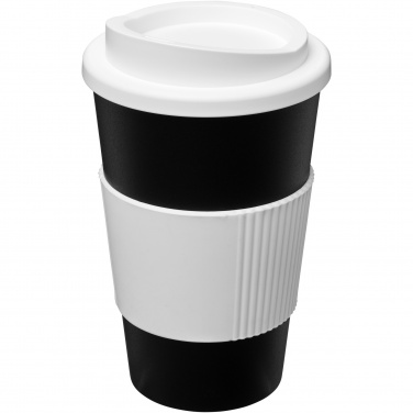 Logo trade business gifts image of: Americano® 350 ml insulated tumbler with grip